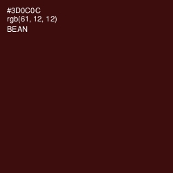 #3D0C0C - Bean   Color Image